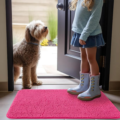 OLANLY Dog Door Mat for Muddy Paws 30x20