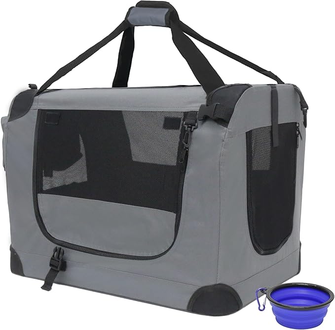 Large Cat Carrier 24"x16.5"x16.5" Portable Dog Crate