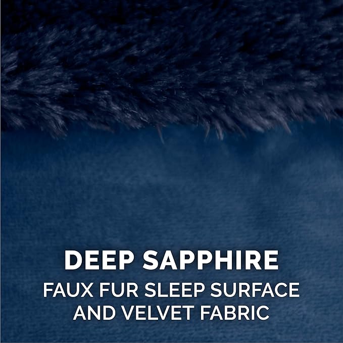 Furhaven Cooling Gel Dog Bed for Large Dogs w/ Removable Bolsters & Washable Cover 95 lbs