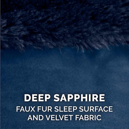 Furhaven Cooling Gel Dog Bed for Large Dogs w/ Removable Bolsters & Washable Cover 95 lbs