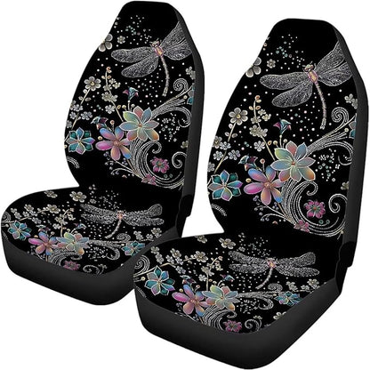 Dragonfly Seat Covers for Cars for Women SUV 4pcs Auto