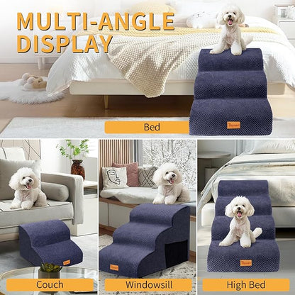 Topmart 3 Tiers Foam Dog Ramps/Steps