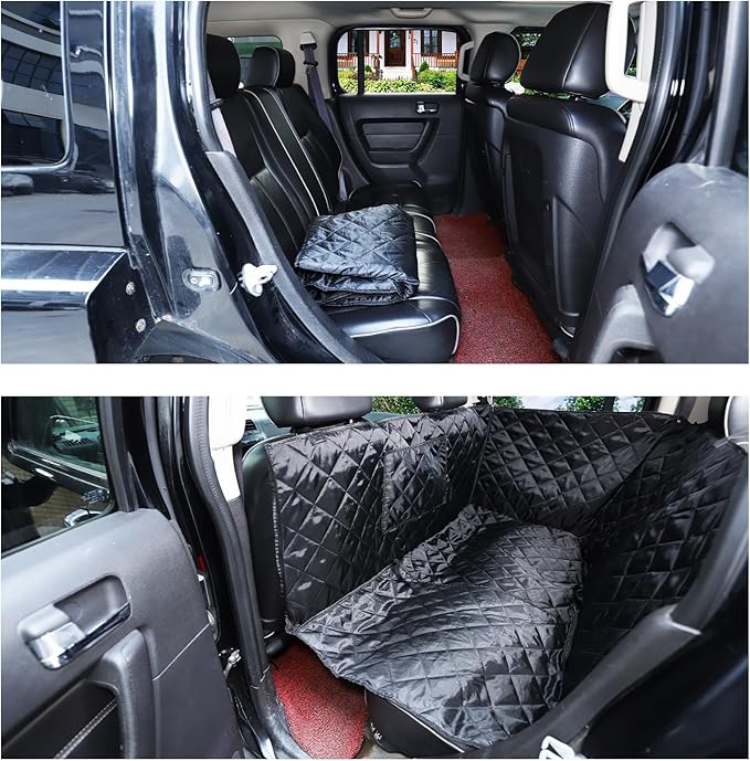 PIUGILH Cargo Liner Back Seat Cover Compatible with Hummer H3 2005 2006 2007 2008 2009