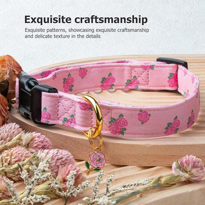 Cotton Handmade Dog Collar Cute and Distinctive Patterns