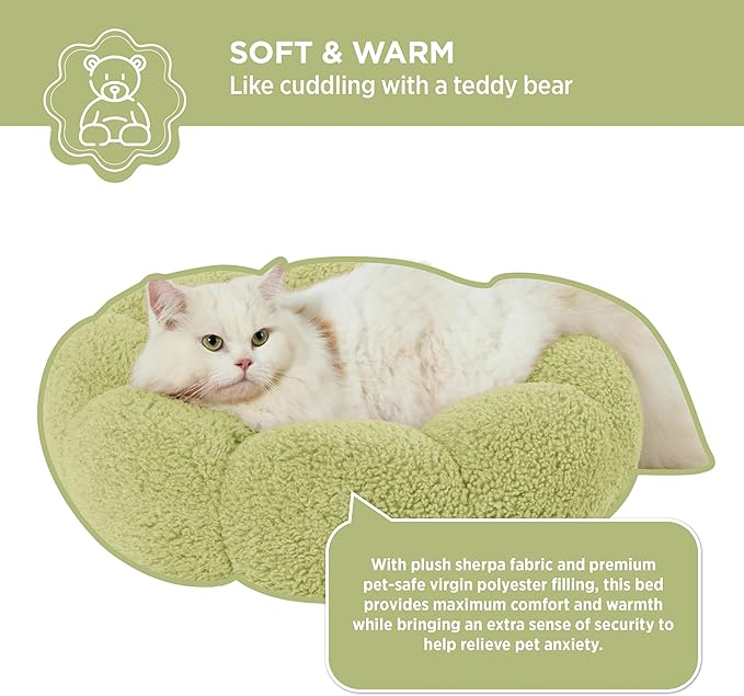 Lesure Calming Cat Beds for Indoor Cats 15 lbs, 20"