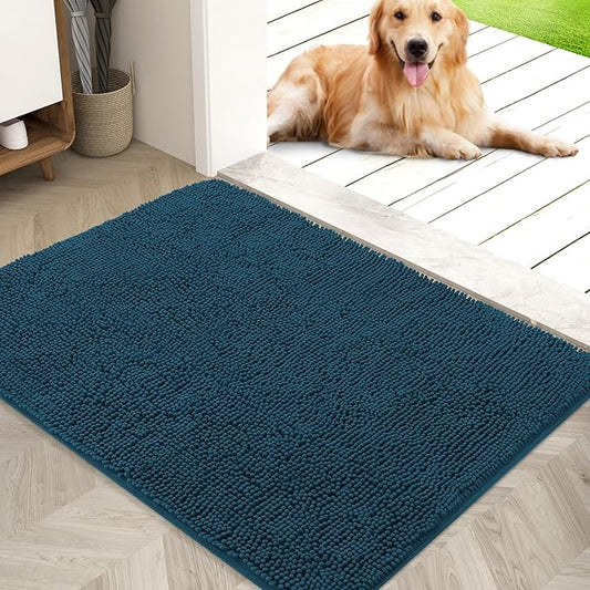 OLANLY Dog Door Mat for Muddy Paws 40x32