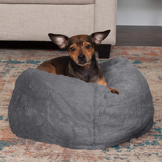 Furhaven Soft & Cozy Dog Bed for Small Dogs 20 lbs