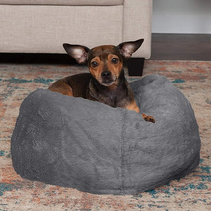 Furhaven Soft & Cozy Dog Bed for Small Dogs 20 lbs