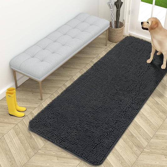 OLANLY Dog Door Mat for Muddy Paws 59x24