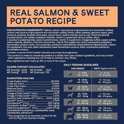 Canidae Pure Real Salmon & Sweet Potato Recipe Adult Dry Dog 4 LB (packaging may vary)