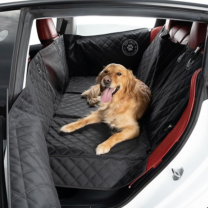 Medium Dog Back Seat Extender for Dogs and Door Protection for Cars