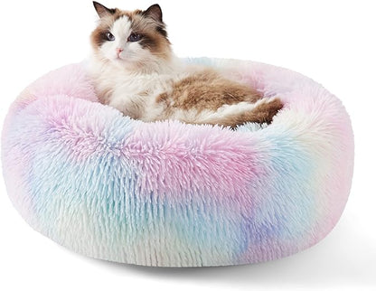 Bedsure Calming Cat Bed for Indoor Cats 15 lbs 20 inches