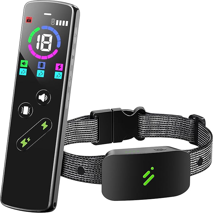 Dog Training Collar with Remote IP67 Waterproof 2680FT Dog 8-120lbs Rechargeable 4 Training