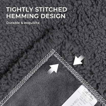 Luciphia Waterproof Blanket for Large Dogs Liquid Proof Medium（57" x 40"）