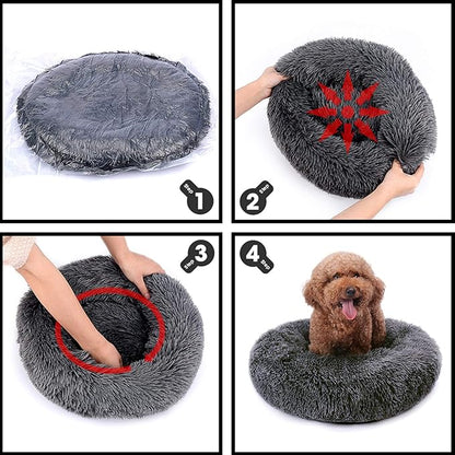 Donut Dog Bed for Small Dogs (20")