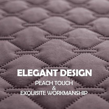 gogobunny 100% Double Sided Waterproof Dog Blanket Soft Pet Bed Cover Reversible Protect Furniture Couch Sofa Car for Puppy Large Dog Cat (Dark Sea Fog/Light Sea Fog 30x90 Inch 1))