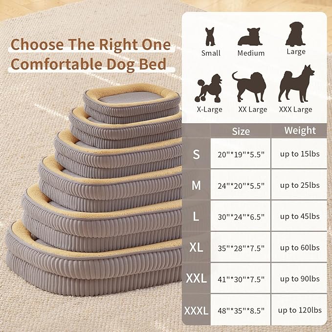 Orthopedic Dog Bed for Medium Dogs Breeds