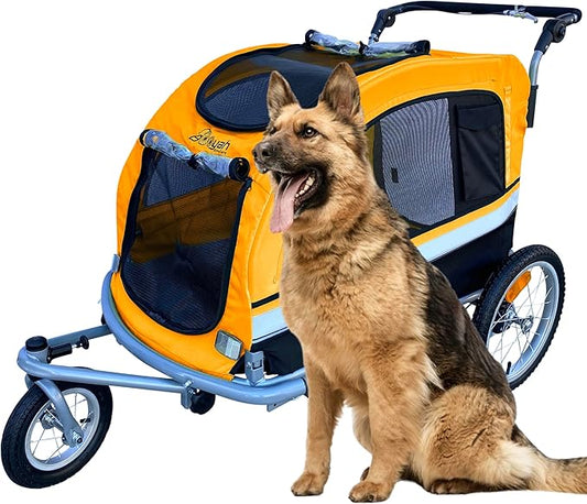 Booyah Extra Large Pet Bike Trailer Dog Stroller