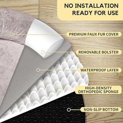 FURRYFECTION Human Dog Bed 71"x45"x14"