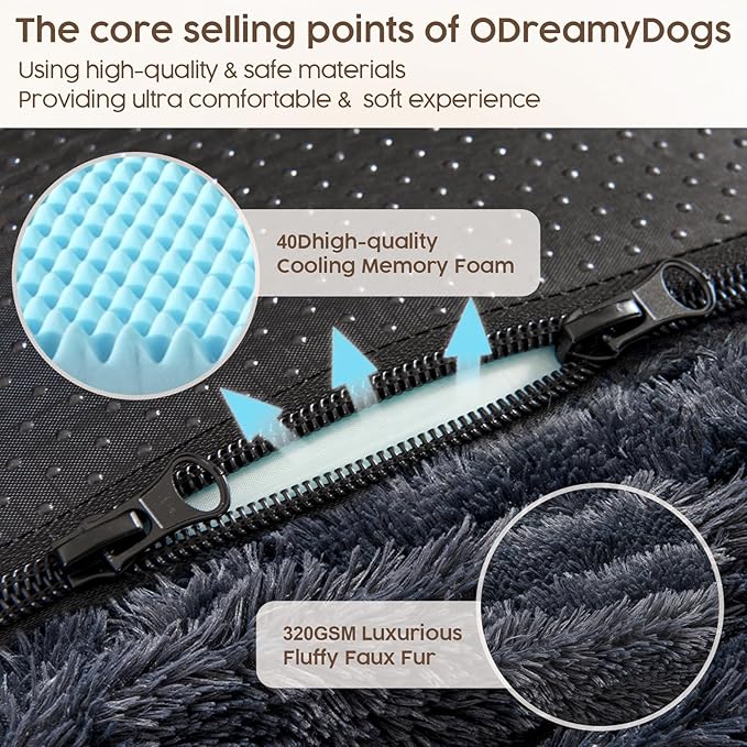 Human Dog Bed for Adult 290 GSM 40D Orthopedic