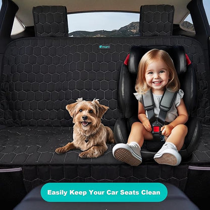 Dog Seat Covers for Tesla Model Y Back Seat Cover for Kids