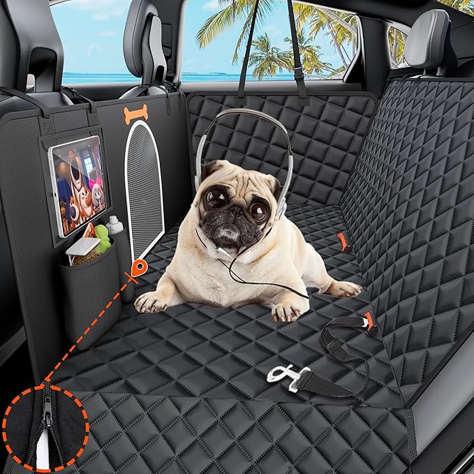 Dog Cars Seat Cover for Pets 100% Waterproof