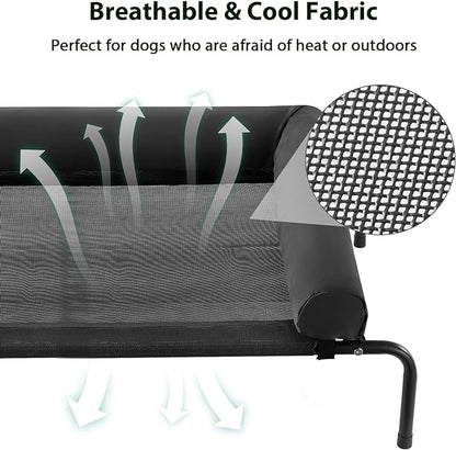 RRPETHOME Large Elevated Cooling Dog Bed