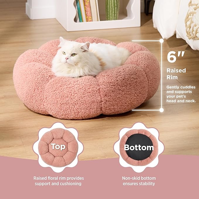 Lesure Calming Cat Beds for Indoor Cats 15 lbs, 20"