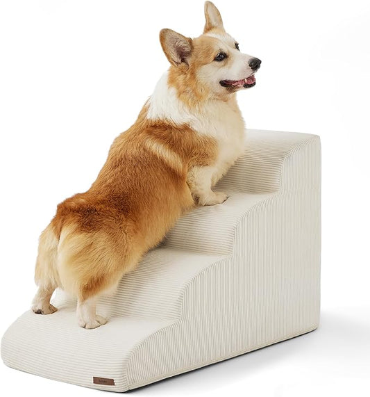 Lesure Dog Stairs for Small Dogs 4 Steps