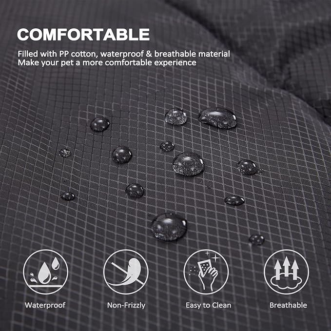 BDEUS 43x25In Large Size Outdoor Dog Bed