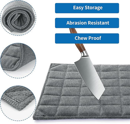 HOMBYS Chew Proof Dog Crate Bed Mat 22"x35" Indestructible