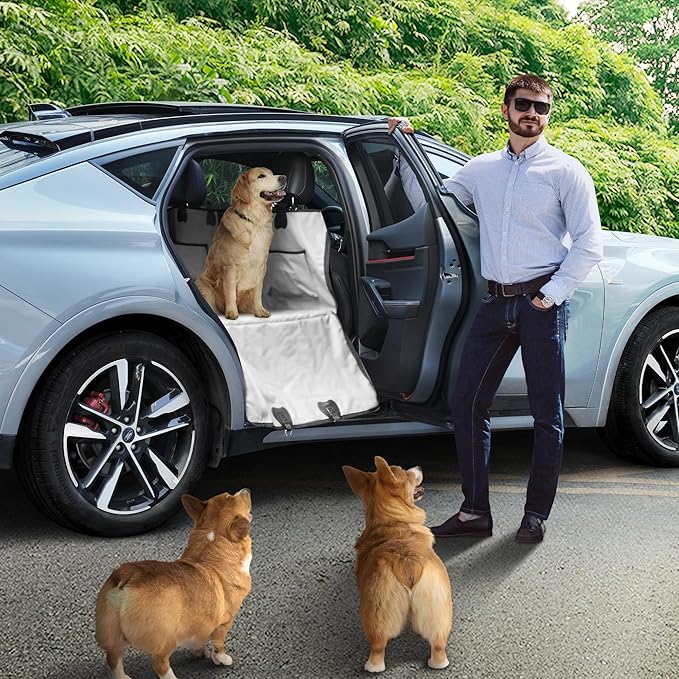 Rengue Back Seat Extender for Dogs for Trucks Full Size SUV 2024 Upgraded F150, RAM1500,