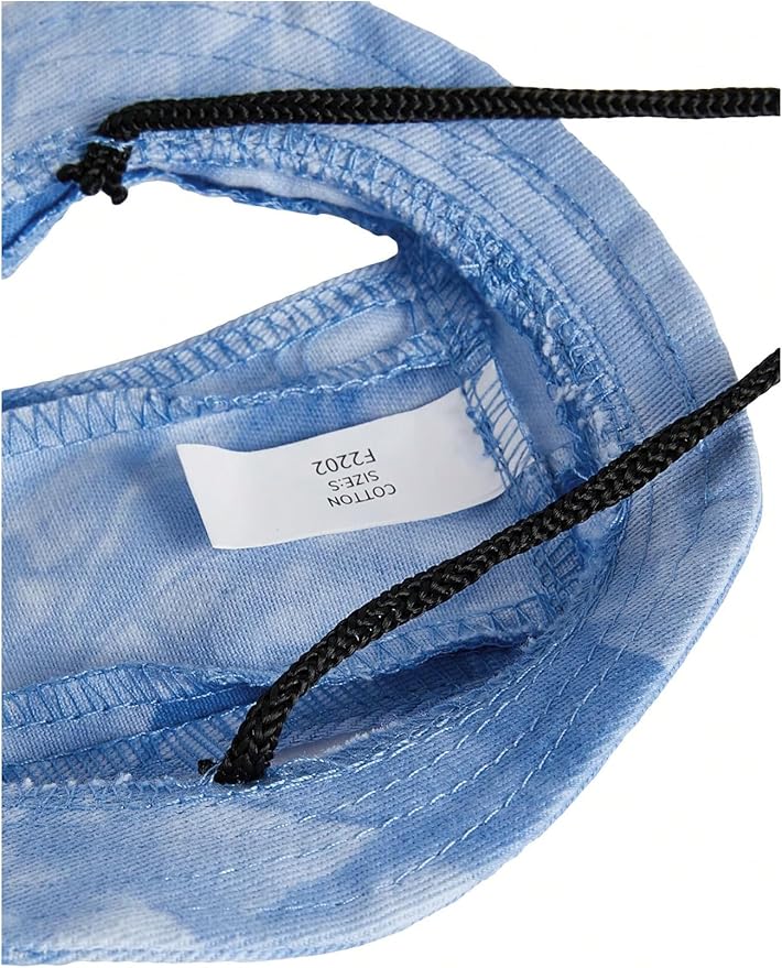 Generic Tie Dye Dog Hat with Ear Hole