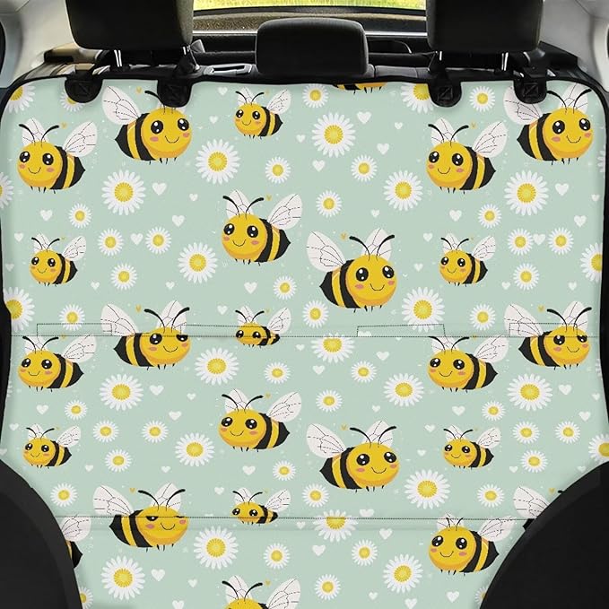 AFPANQZ Honey Bee Dog Cat Seat Cover