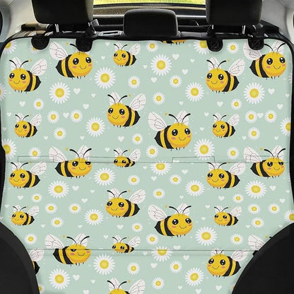 AFPANQZ Honey Bee Dog Cat Seat Cover