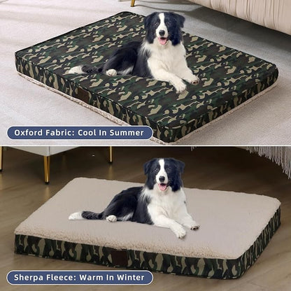 DaysU Large Dog Bed for Large Dogs 65 Ibs, 36x27x3in