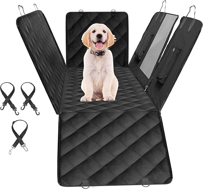 YSSOA Dog Car Seat Cover for Back Seat