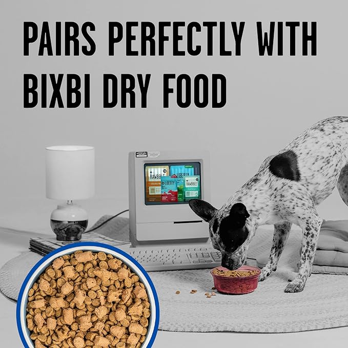 BIXBI Rawbble Freeze Dried Dog Food, Turkey Recipe, 4.5 oz - 96% Meat and Organs, No Fillers - Pantry-Friendly Raw Dog Food for Meal, Treat or Food Topper - USA Made in Small Batches