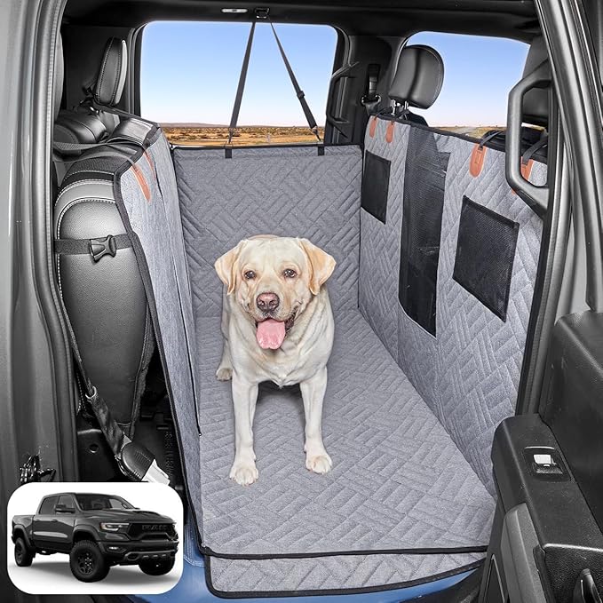 ABE Dog Car Seat Cover for Back Seat F150 & RAM1500)