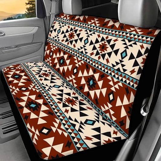 WELLFLYHOM Aztec Bench Seat Cover for Truck Western