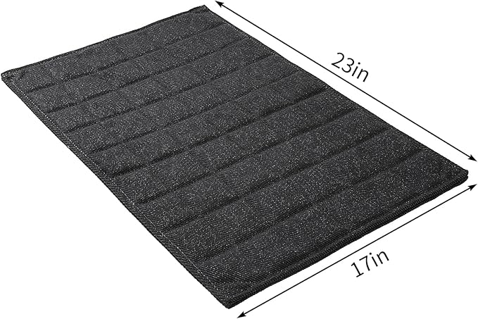 HOMBYS Chew Proof Dog Crate Bed Mat 17"x23" Indestructible
