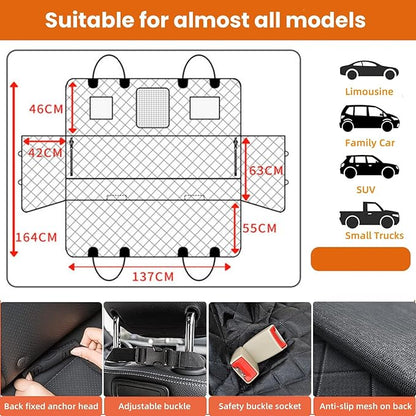 OSWIN Back Seat Extender 330LB,Dog Car