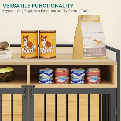 YITAHOME Large Dog Crate 41" Heavy 2 Drawers