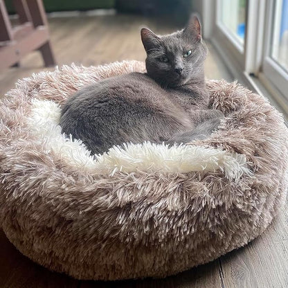 Cozy Dog Bed cat Bed with Cover cave for Small Dogs