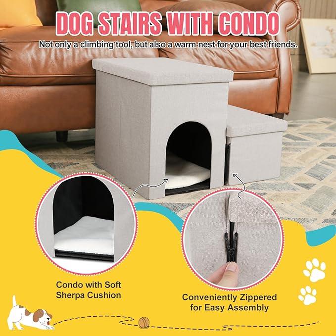 Dog Stairs for High Beds 22 inches(2