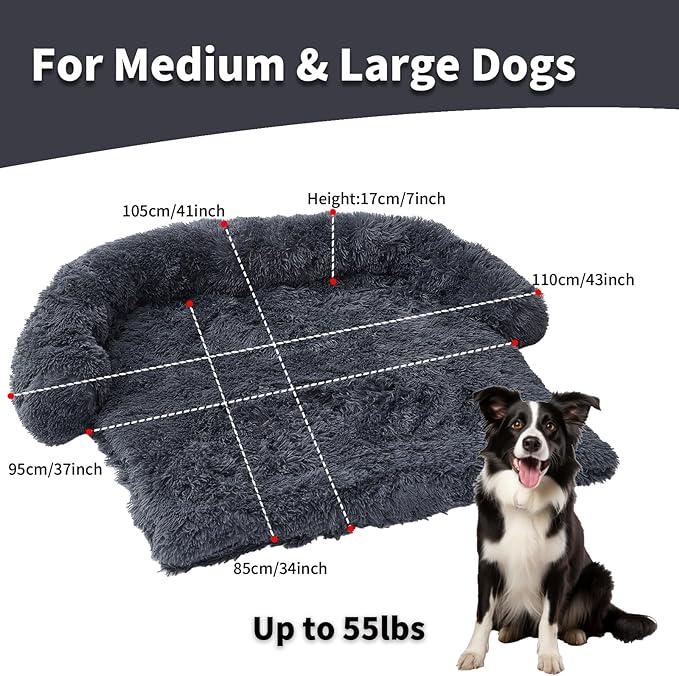 Dog Bed Mat for Couch 43x41x7 Inch