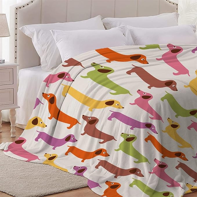 Dachshund Dog Blankets Puppy Blanket 50x40 in