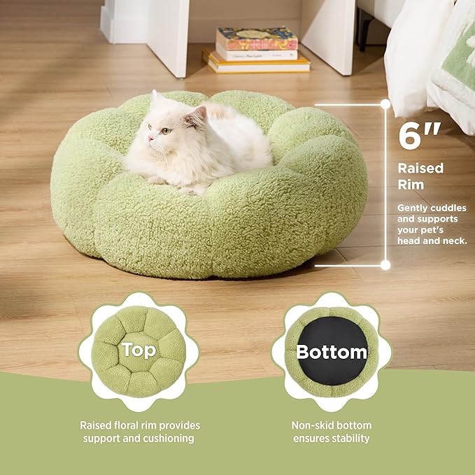 Lesure Calming Cat Beds for Indoor Cats 15 lbs, 20"