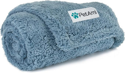 PetAmi Fluffy Waterproof Dog Blanket for Small Medium Dogs 29x40)