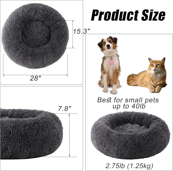 Calming Dog Bed 28" x 28")